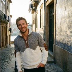 Falk | Pullover de alta qualidade acolchoado